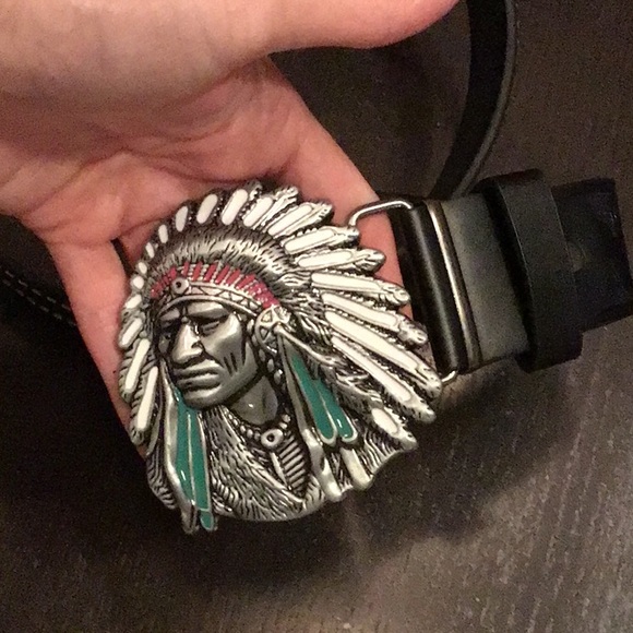 FINAL LAST 🔥SALE! Boho western Indian head belt - Picture 2 of 3